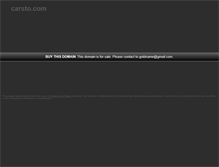 Tablet Screenshot of carsto.com